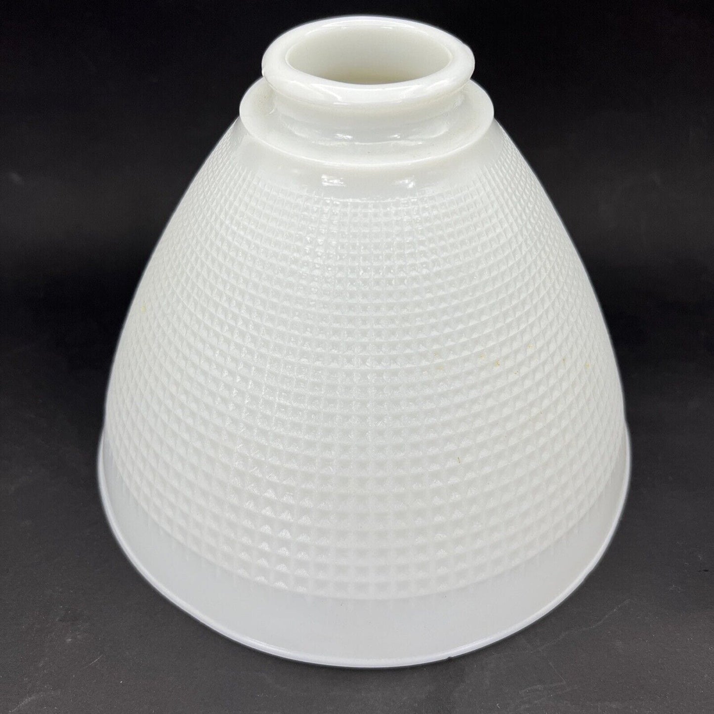 Campana paralume boccia in vetro lattimo ricambio per lampadario Vintage Anni 40 Categoria Lampade Appliques