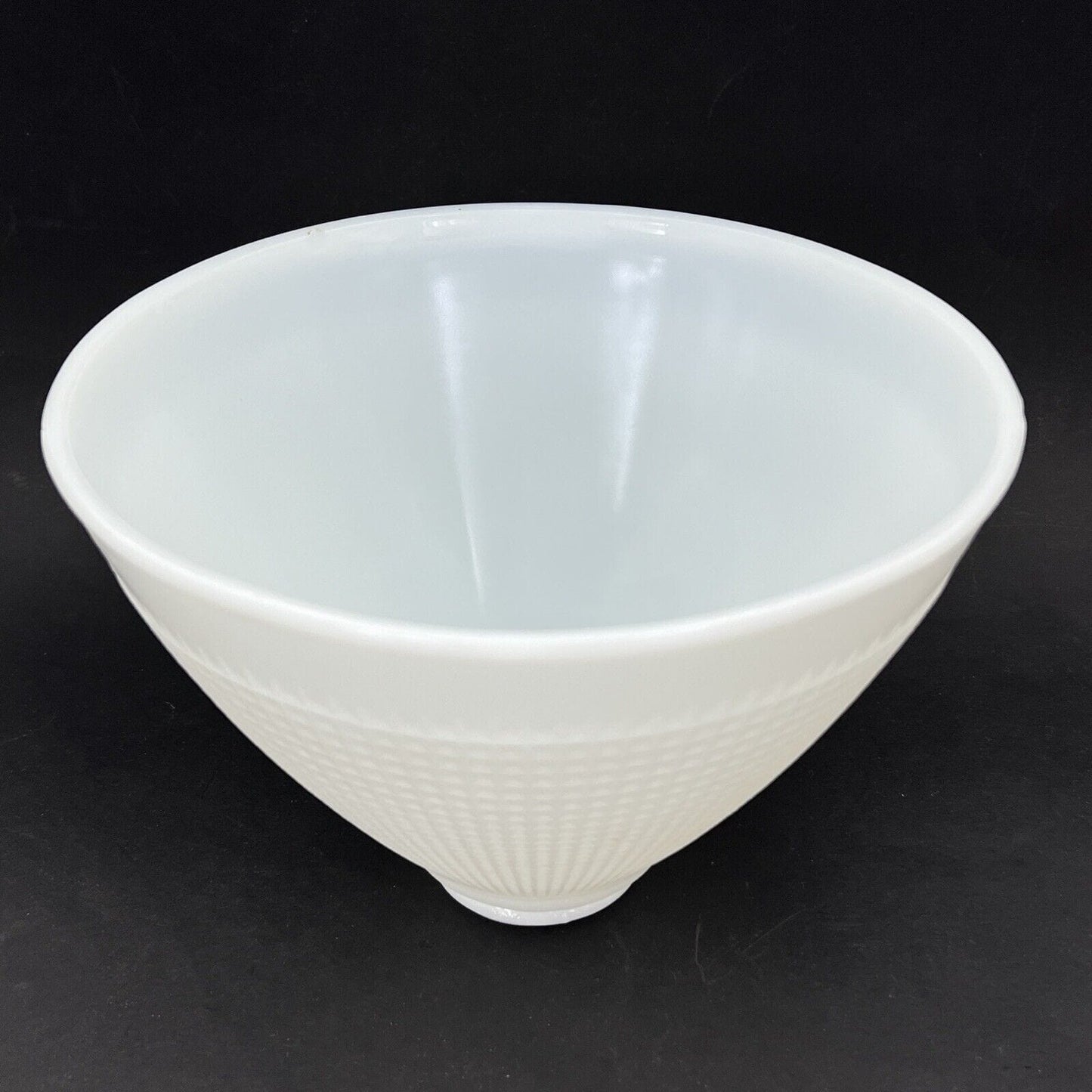 Campana paralume boccia in vetro lattimo ricambio per lampadario Vintage Anni 40 Categoria Lampade Appliques