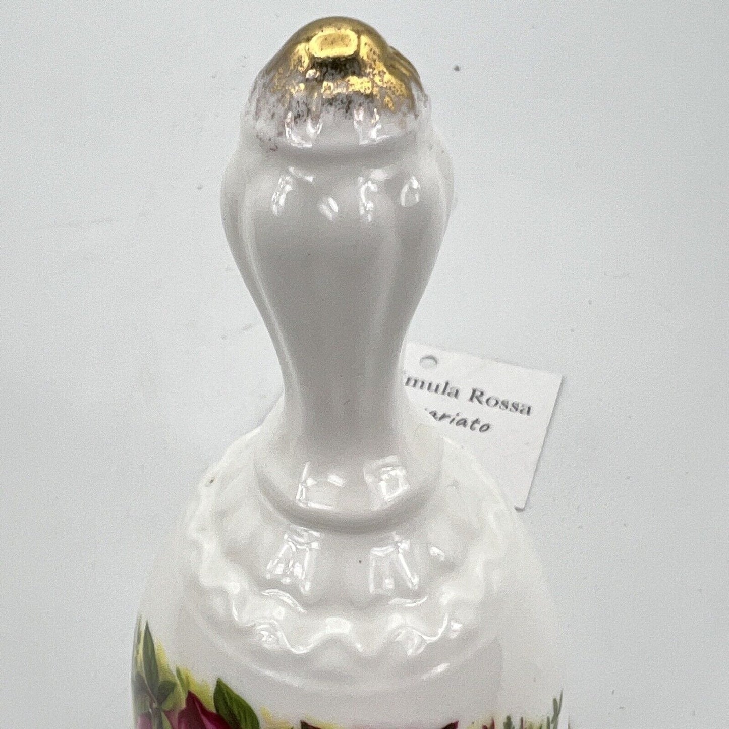 Campanella in porcellana bianca ceramica campana Royal Albert vintage Inglese Categoria Campane - Campanelle