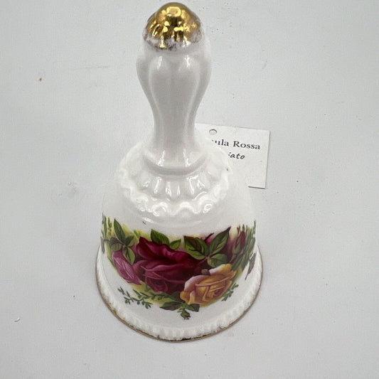 Campanella in porcellana bianca ceramica campana Royal Albert vintage Inglese Categoria Campane - Campanelle