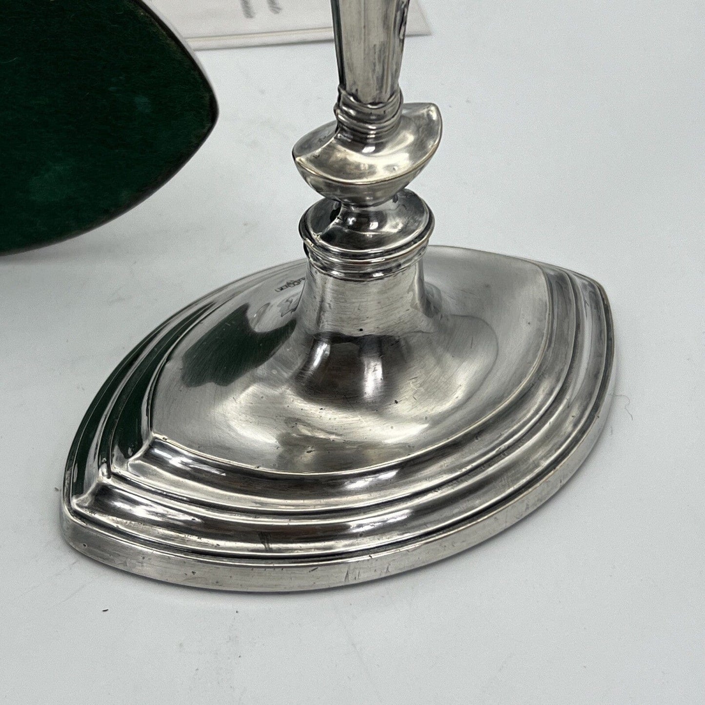 Candelabro antico in argento Silver Plated Coppia candelieri portacandela Categoria Sheffield & Argento