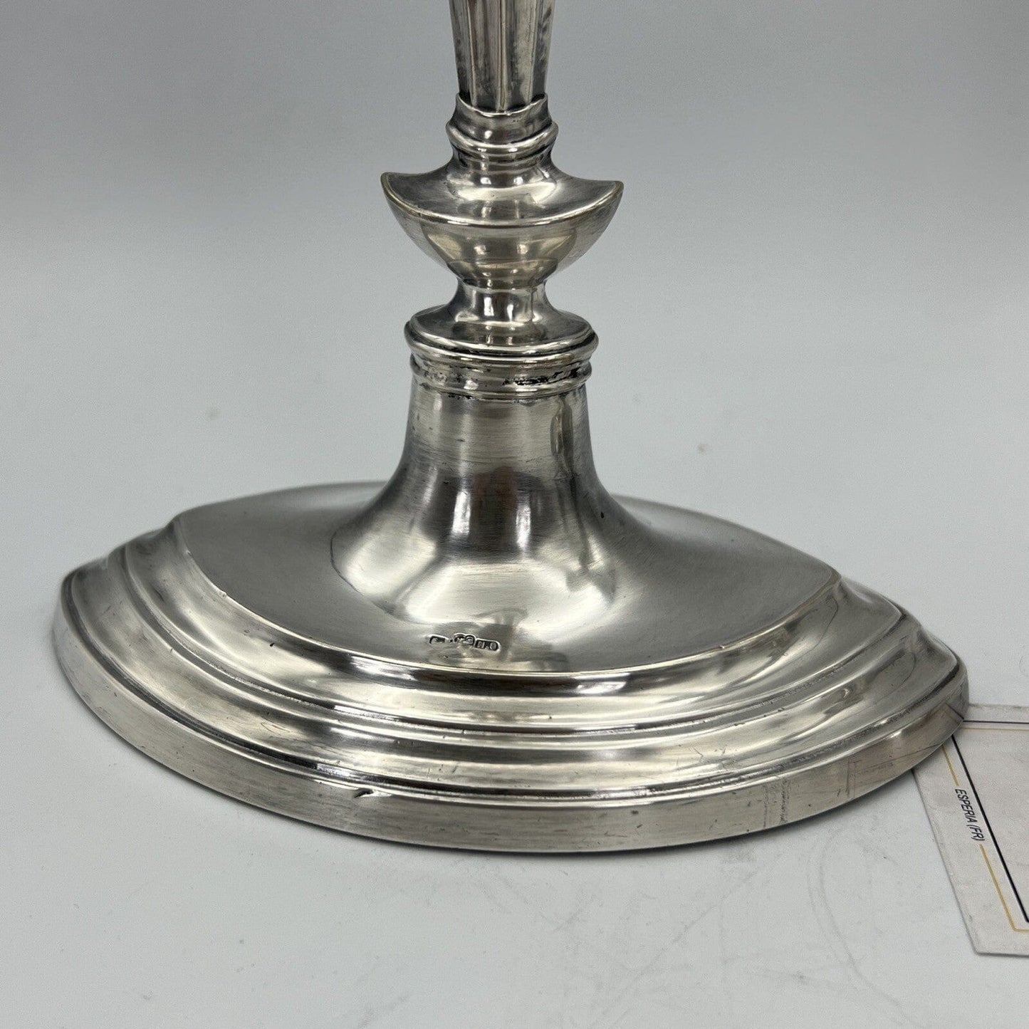 Candelabro antico in argento Silver Plated Coppia candelieri portacandela Categoria Sheffield & Argento