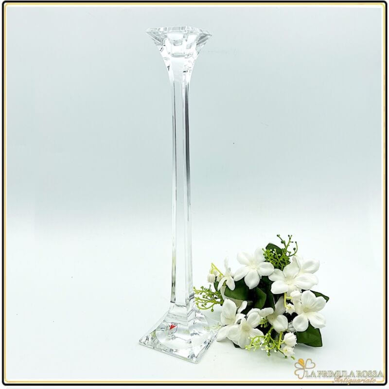Candeliere in cristallo Colle porta candela singolo vetro candelabro candele Categoria Vetri e Cristalli