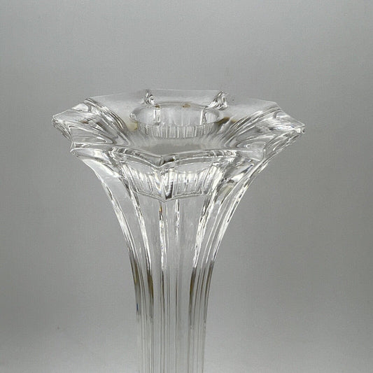 Candeliere in cristallo COLLE porta candela vetro candelabro candela anni '80 Categoria Vetri e Cristalli