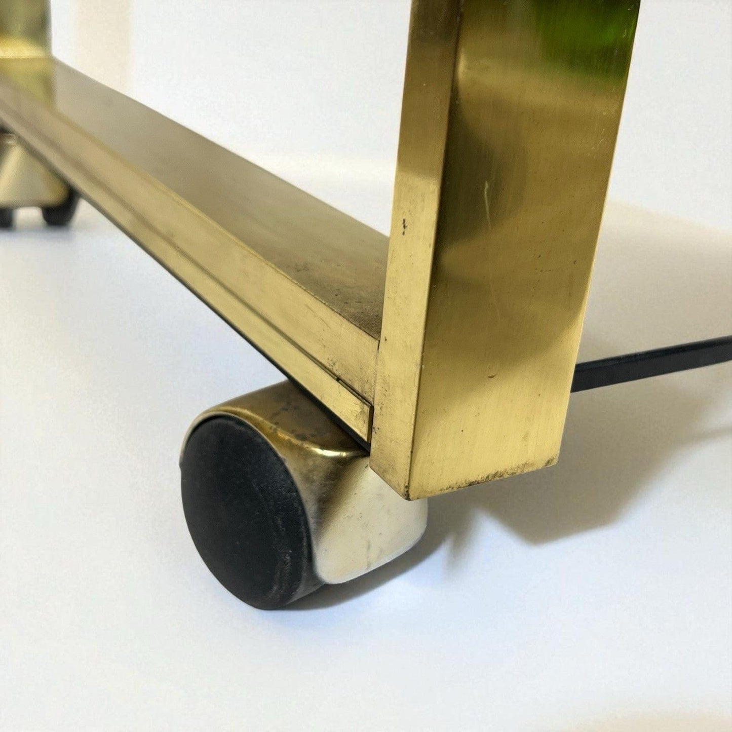 Carrello Bar antico in Ottone portavivande vintage di design vetro anni 70 Rega Categoria Carrelli