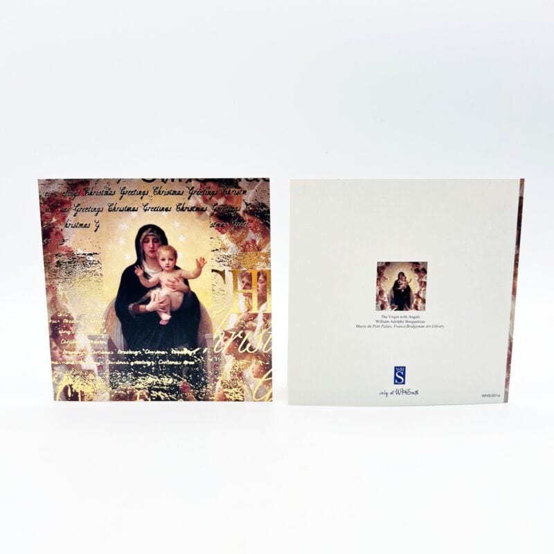 Cartoline di Buon Natale Vintage 1990 Natalizie Inglesi Madonna con Bambino Categoria Collezionismo:Cartoline:Tematiche:Augurali