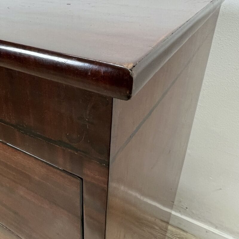 Cassettone antico epoca 800 comò cassettiera inglese Stile Giorgio III in mogano Categoria Arredamento