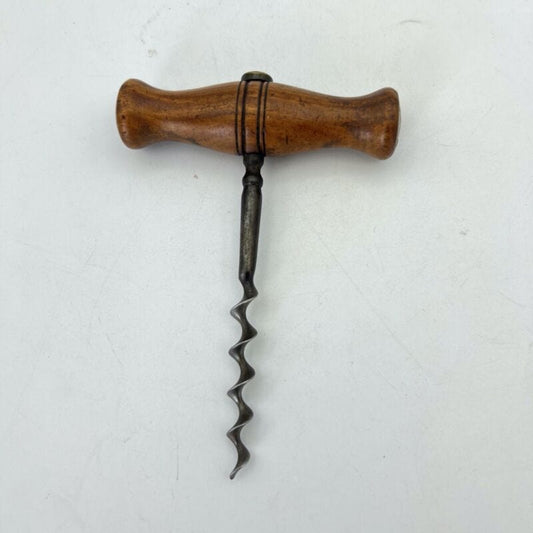 Cavatappi antico inglese da collezione d'epoca corkscrew vintage tirebouchon n04 Categoria Cavatappi
