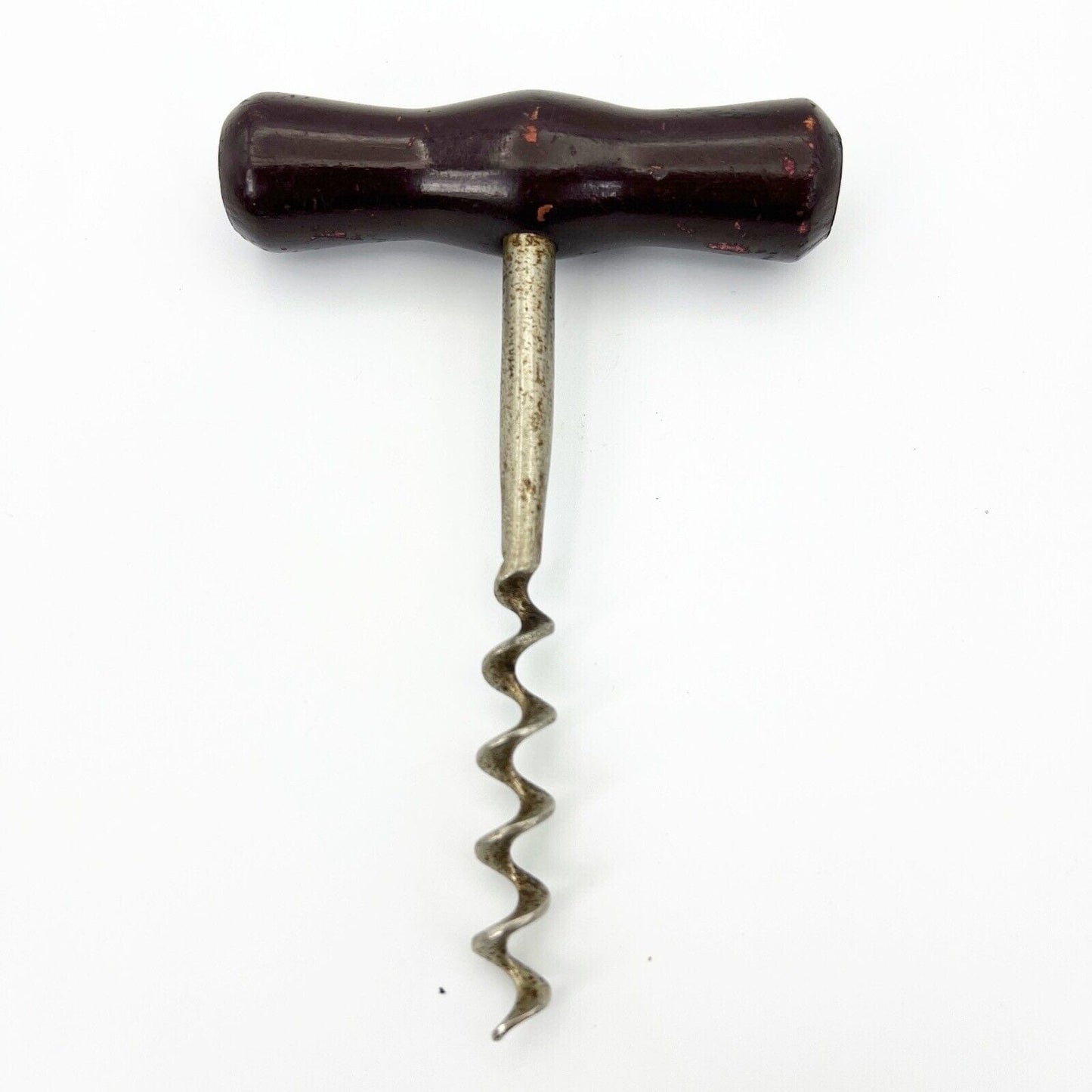 Cavatappi antico inglese da collezione d'epoca in legno vintage tirebouchon 900 Categoria Cavatappi