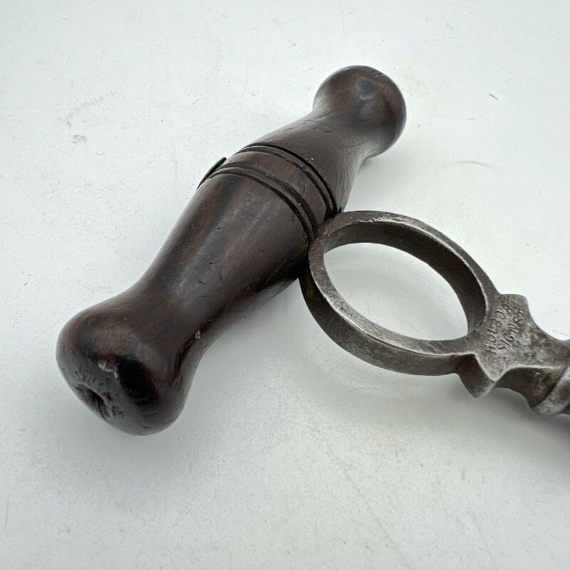 Cavatappi antico inglese da collezione d'epoca vintage tirebouchon 800 anno 1877 Categoria Cavatappi