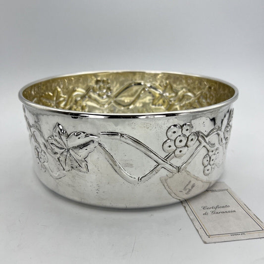 Centrotavola Ciotola in Argento Silver Plated Fruttiera Calegaro Sheffield '80 Categoria  Sheffield & Argento