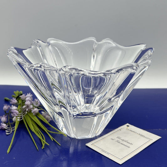 Centrotavola in Cristallo Svedese Grande ciotola vintage porta confetti bonbon Categoria Vetri e Cristalli