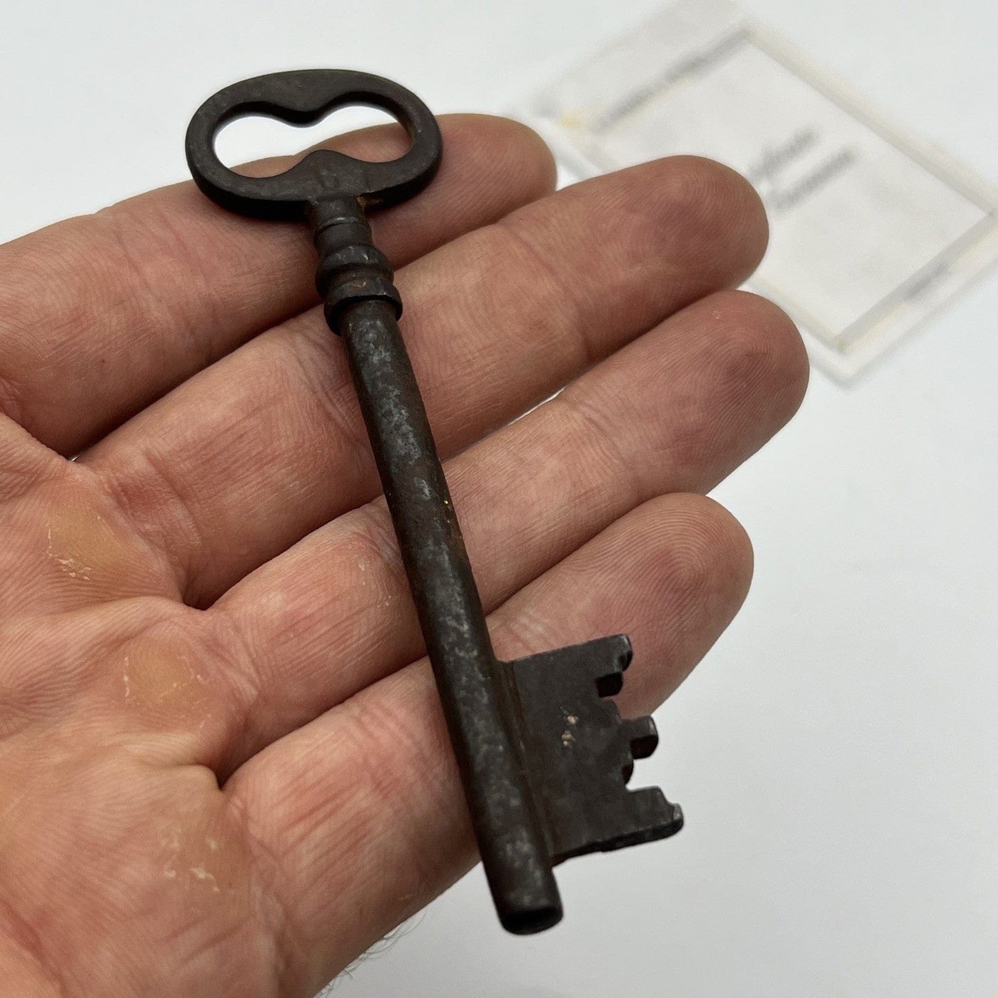 Chiave antica Maschio in ferro per porta serratura vecchia ferramenta C5 Categoria Accessori & Ferramenta d'epoca