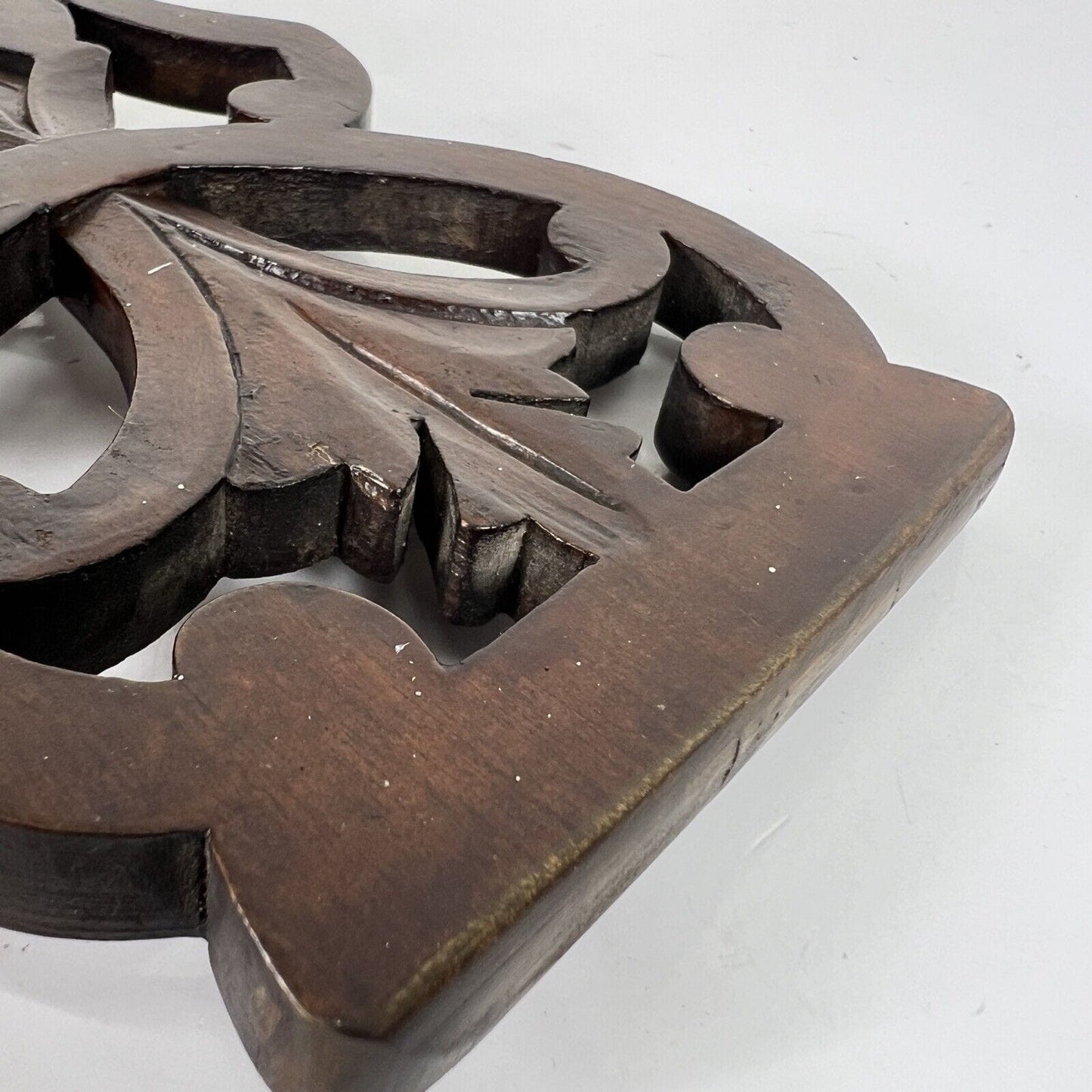 Cimasa antica in legno fregio intaglio vecchio epoca 800 di noce per restauro Categoria Cimase Fregi Intagli