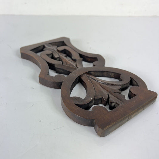 Cimasa antica in legno fregio intaglio vecchio epoca 800 di noce per restauro Categoria Cimase Fregi Intagli