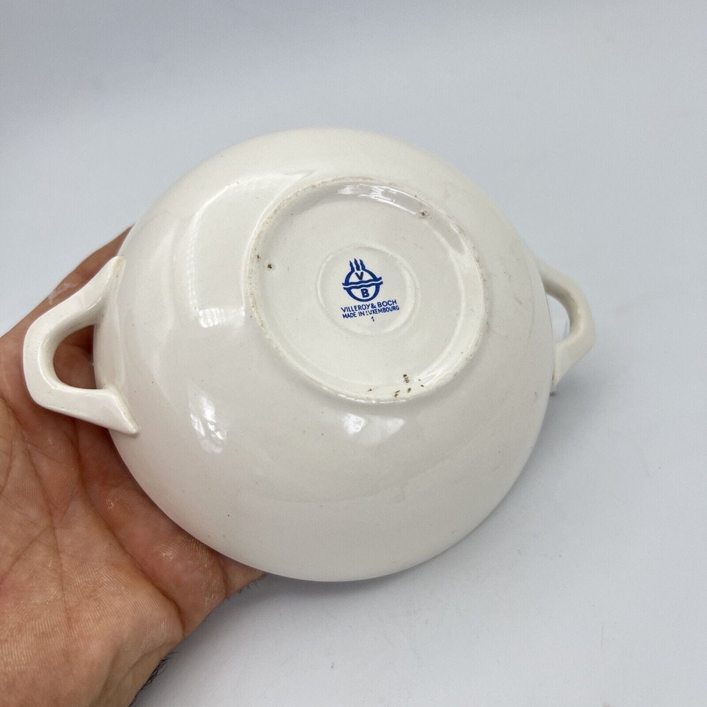 Ciotola Ciotolina antica Tedesca in ceramica anni 60 Villeroy Boch decoro Rose Categoria Zuppiere