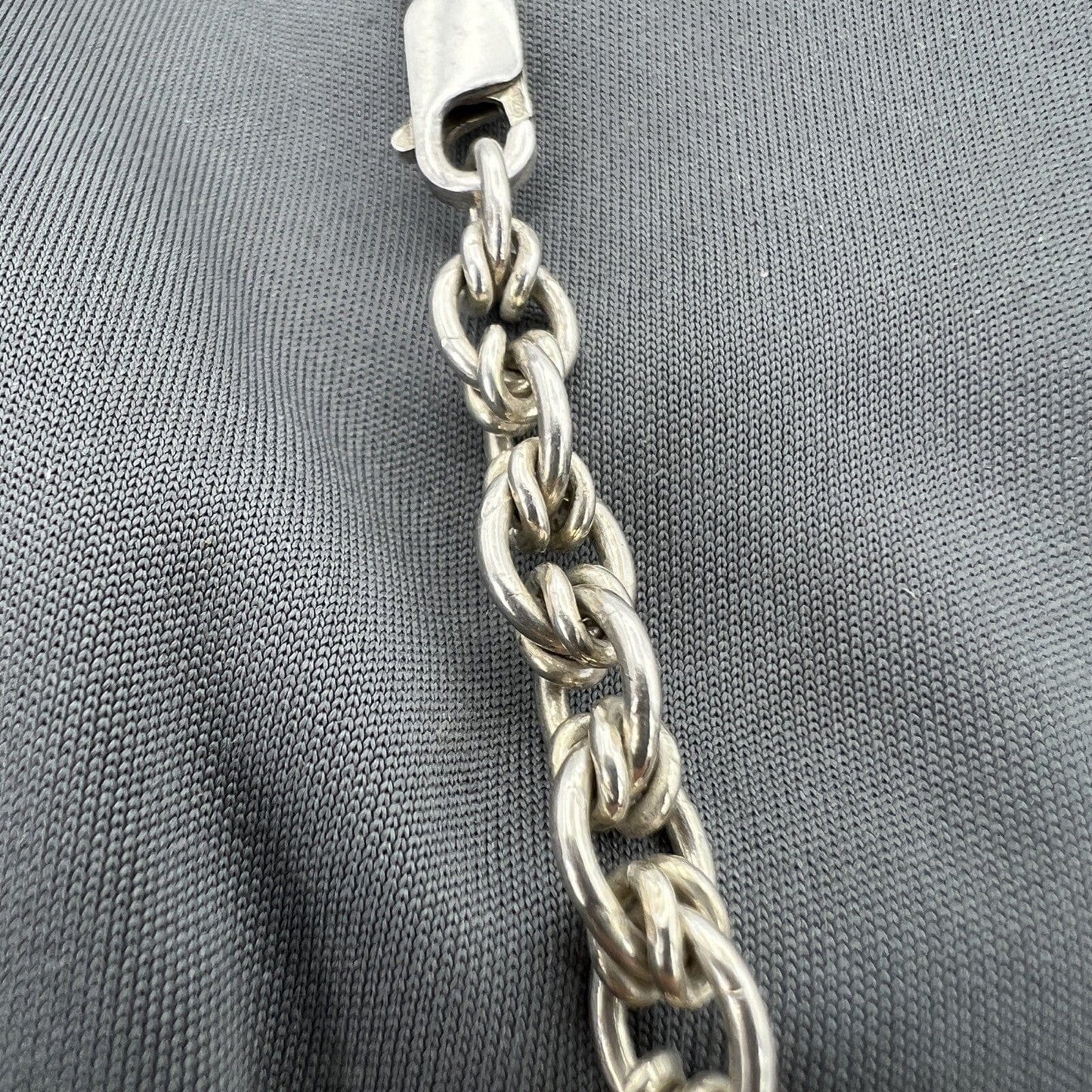 Collana da donna in argento 925 girocollo catena vintage collier a simil torchon Categoria Bigiotteria & Accessori