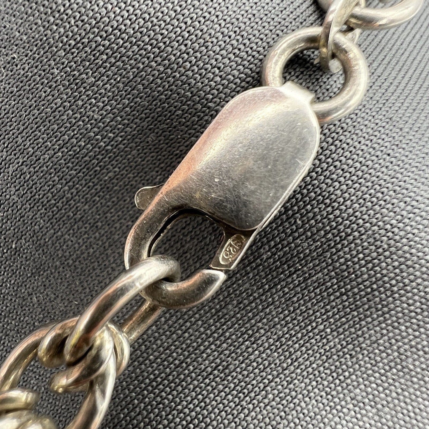 Collana da donna in argento 925 girocollo catena vintage collier a simil torchon Categoria Bigiotteria & Accessori