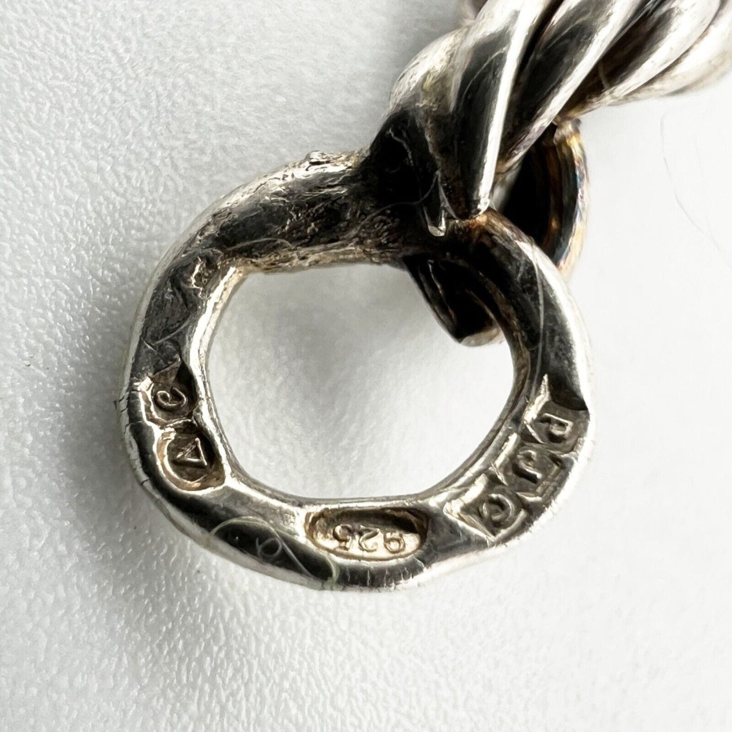 Collana da donna in argento 925 girocollo catena vintage collier a torchon Categoria Bigiotteria & Accessori