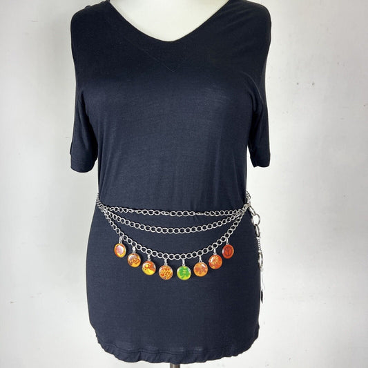 Collana da per donna Cintura pendagli Miss Sixty Hippy Stile Retrò boho anni 70 Categoria Bigiotteria & Accessori