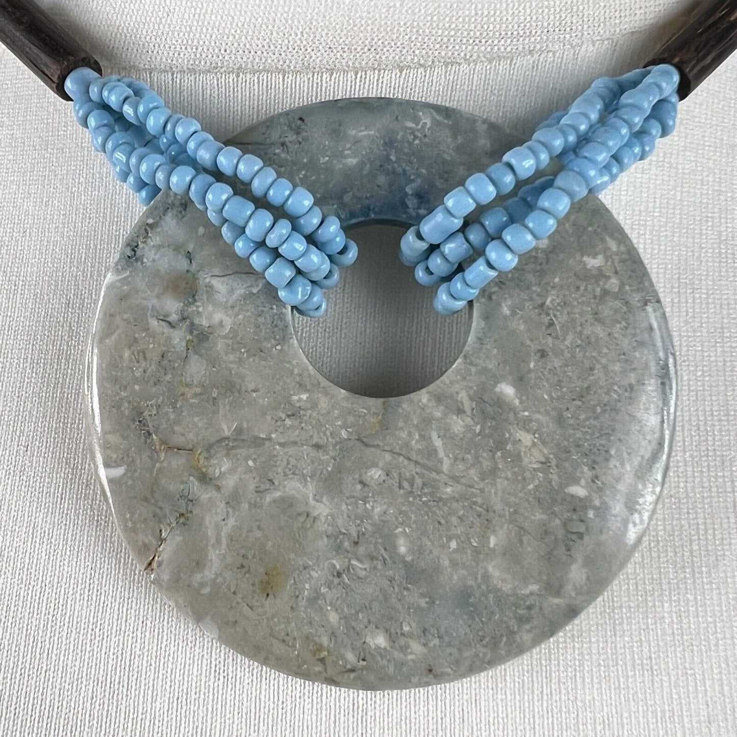 Collana da per donna color turchese Girocollo pendaglio in marmo Stile boho Categoria Bigiotteria & Accessori