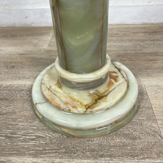 Colonna in marmo di onice stile antico classico porta vaso piedistallo trespolo Categoria Portapiante