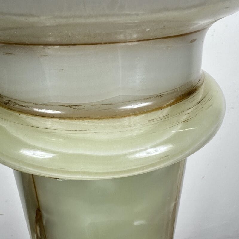 Colonna in marmo di onice stile antico classico porta vaso piedistallo trespolo Categoria Portapiante