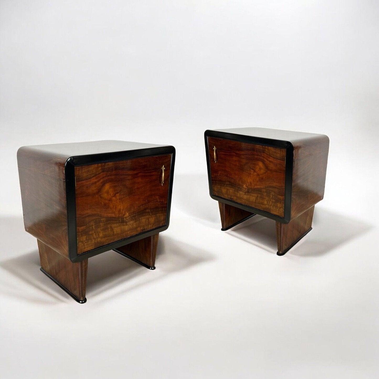 Comodino antico art deco mobile mobiletto vintage in legno modernariato Tavolino Categoria Comodini