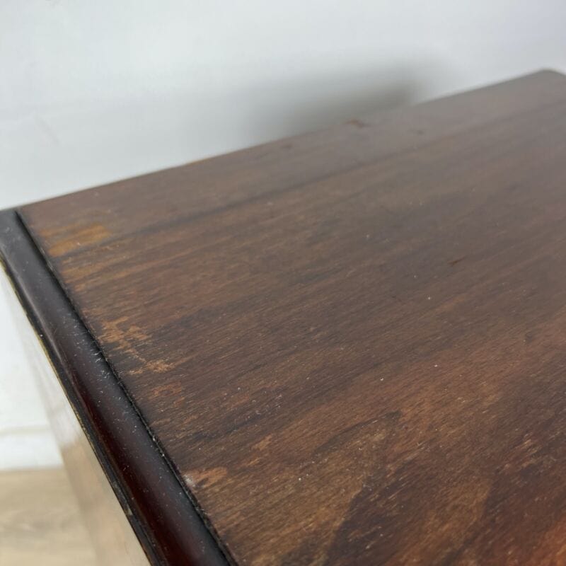 Comodino antico art deco mobile mobiletto vintage usato in legno modernariato Categoria Arredamento