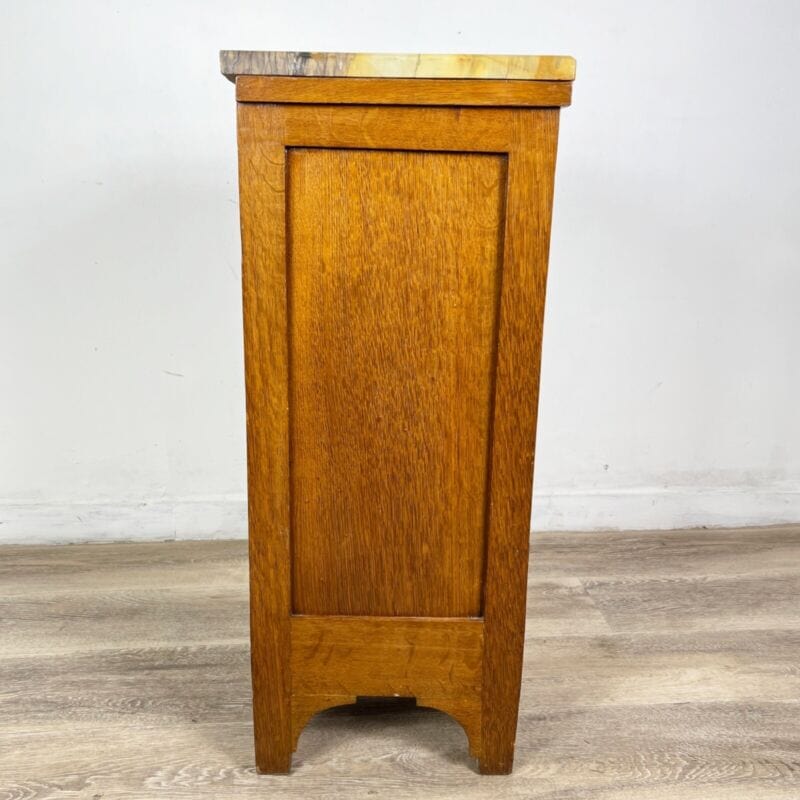 Comodino antico mobiletto mobile in legno stile Liberty porta telefono 900 Categoria Arredamento