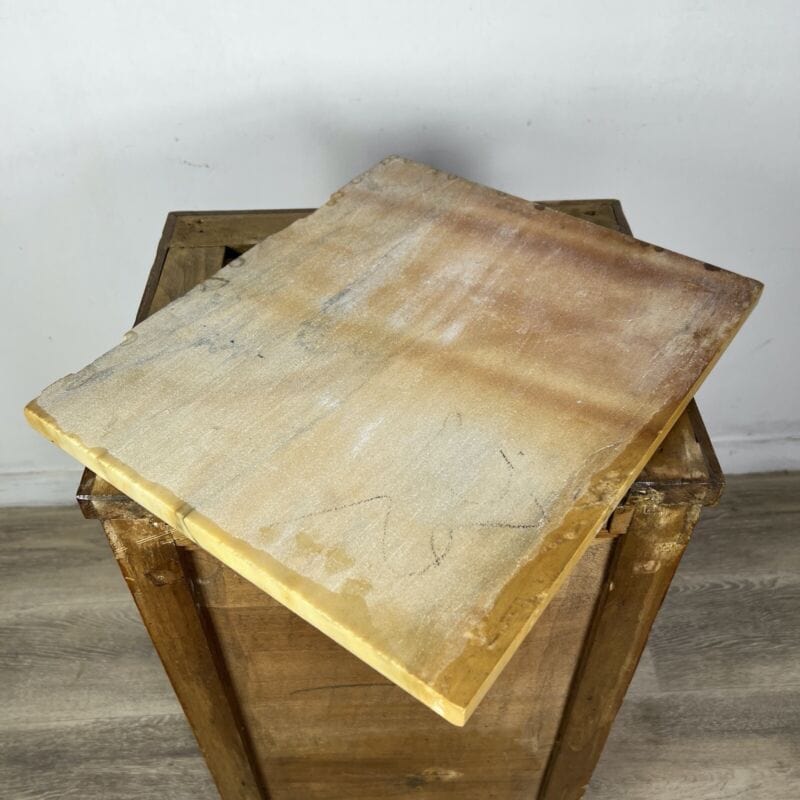 Comodino antico mobiletto mobile in legno stile Liberty porta telefono 900 Categoria Arredamento