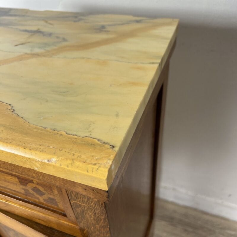 Comodino antico mobiletto mobile in legno stile Liberty porta telefono 900 Categoria Arredamento