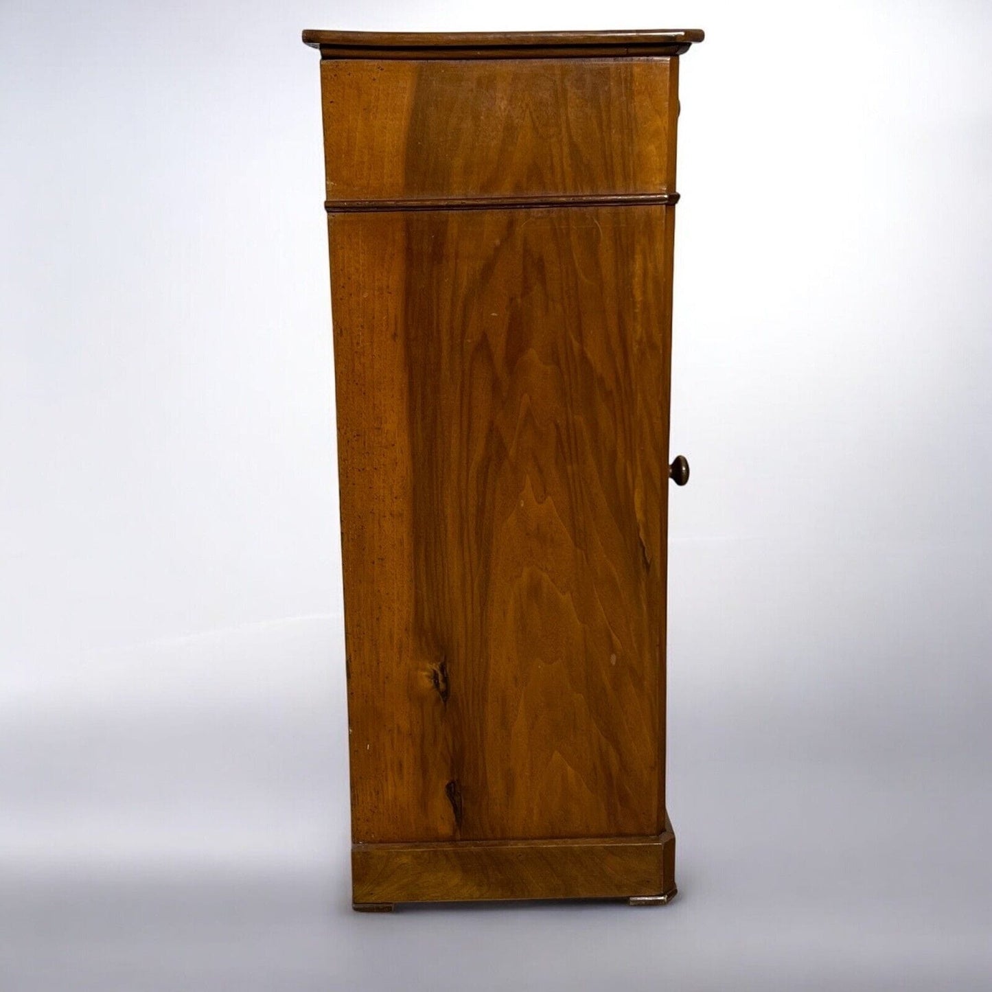 Comodino antico mobiletto Porta telefono in legno massello chiaro d'epoca 800 Categoria Comodini