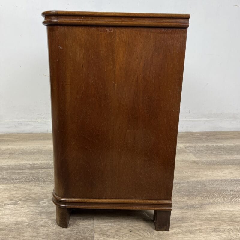 Comodino mobiletto mobile stile Art Deco in legno stile antico porta tv telefono Categoria Comodini