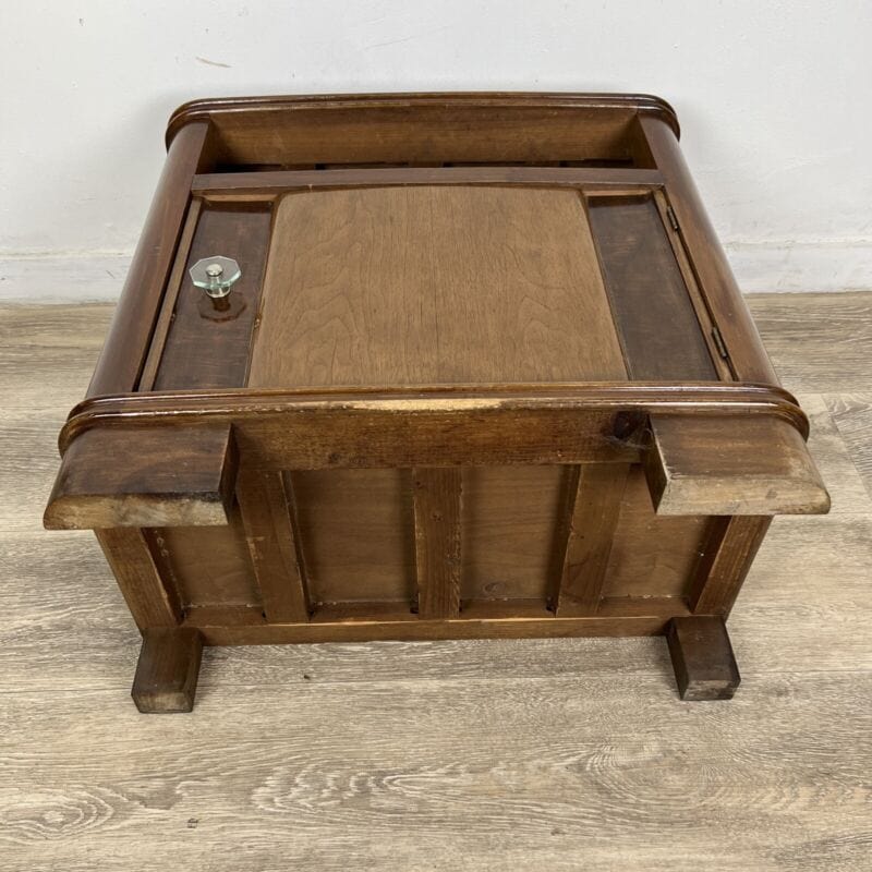 Comodino mobiletto mobile stile Art Deco in legno stile antico porta tv telefono Categoria Comodini