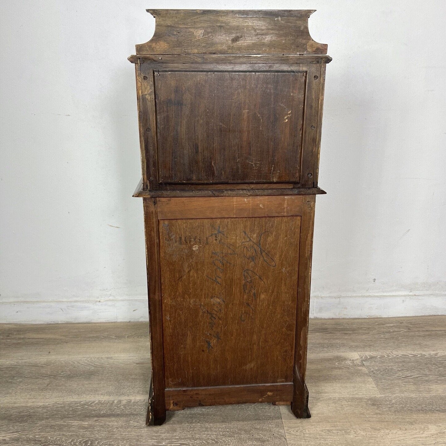 Comodino mobiletto Porta carbone antico in legno d'epoca inglese epoca 800 Categoria Vari