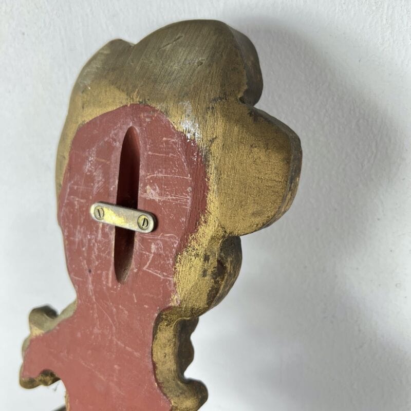 Coppia Applique antichi in legno dorato stile barocco Grande lampada da parete Categoria Lampade Appliques