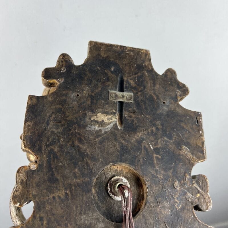 Coppia Applique vintage antichi in legno Argento lampada da parete stile Barocco Categoria Lampade Appliques