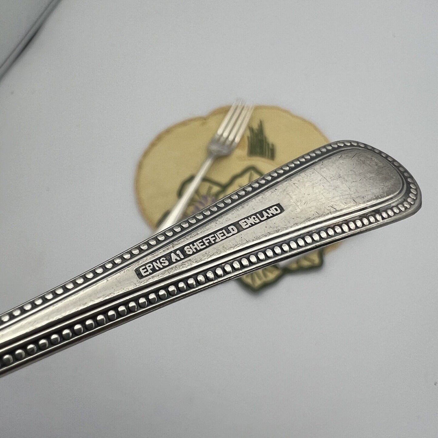 Coppia di forchette in Argento silver plated Sheffield Stile 800 Antiche Categoria Sheffield & Argento