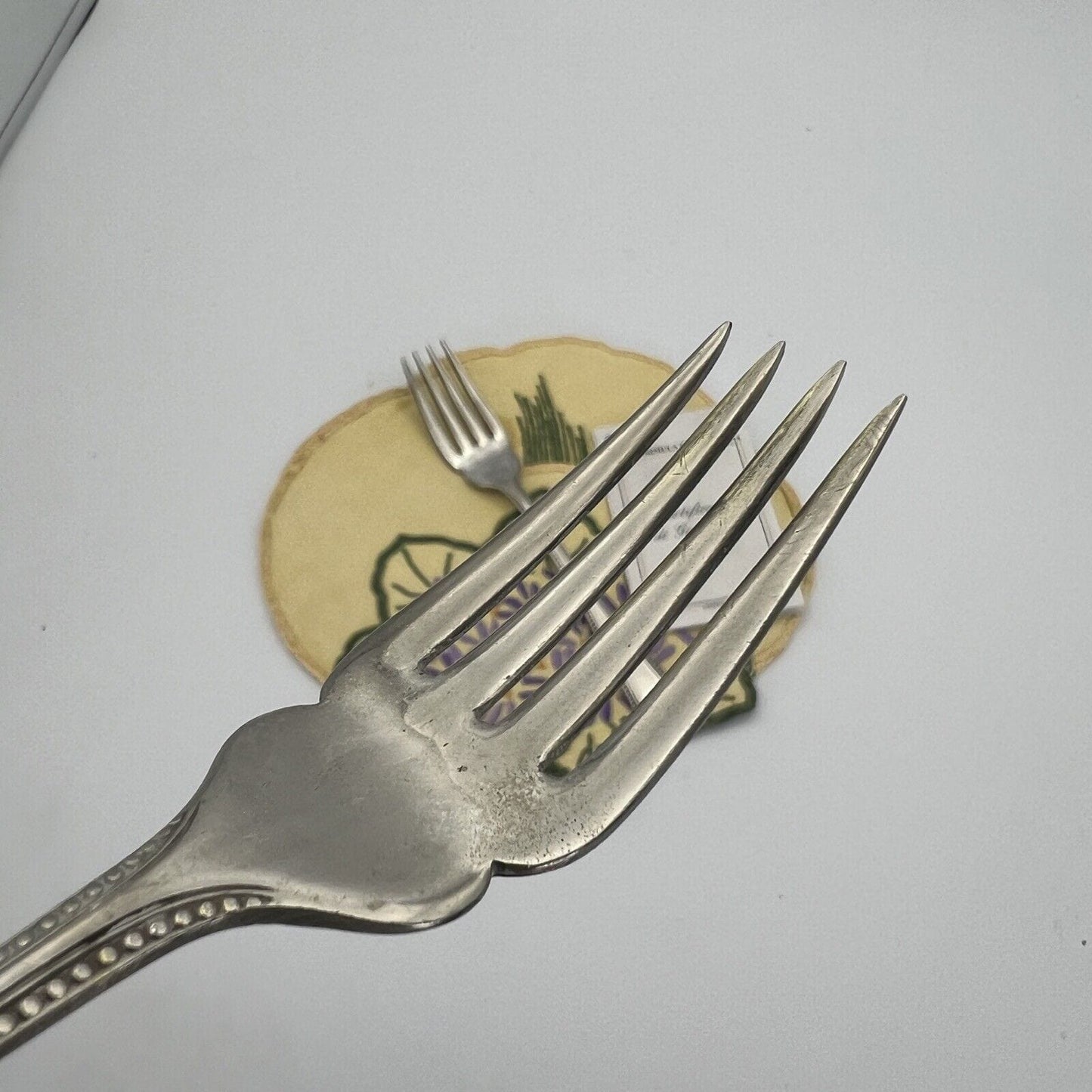 Coppia di forchette in Argento silver plated Sheffield Stile 800 Antiche Retrò Categoria Sheffield & Argento