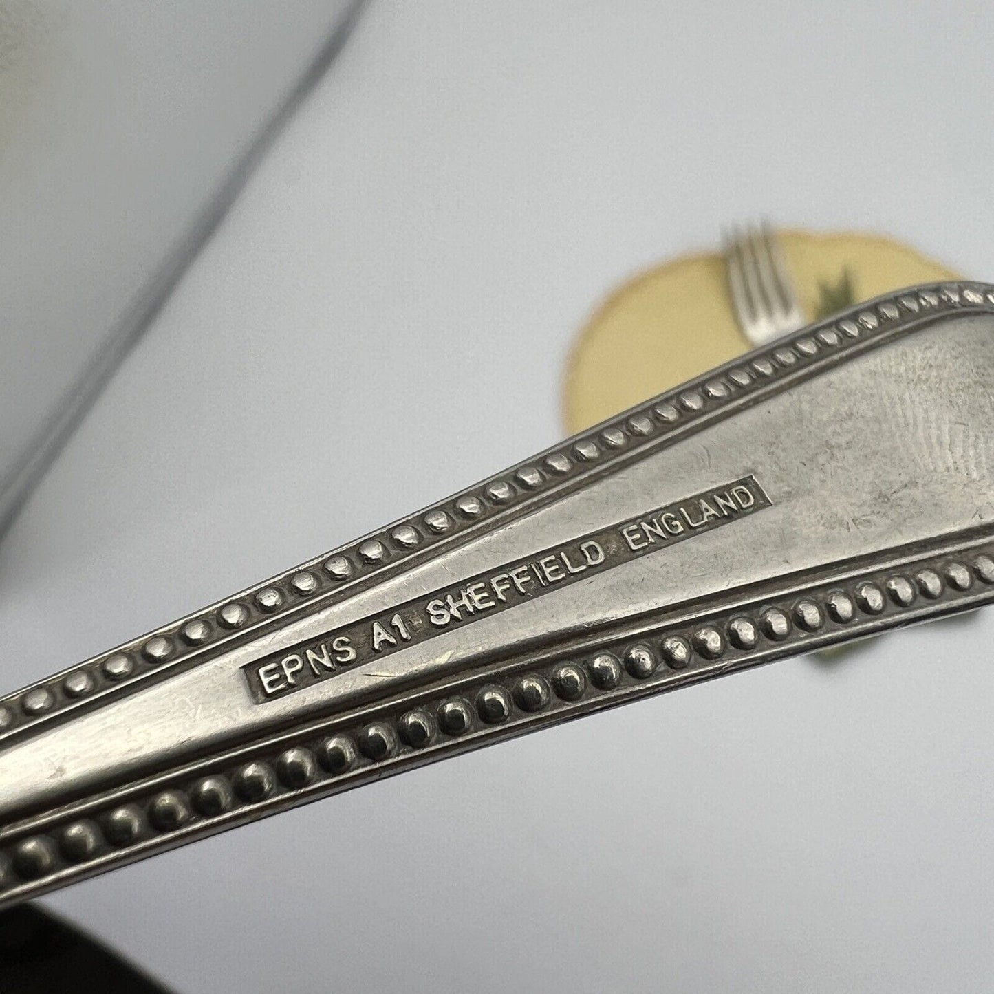 Coppia di forchette in Argento silver plated Sheffield Stile 800 Antiche Retrò Categoria Sheffield & Argento