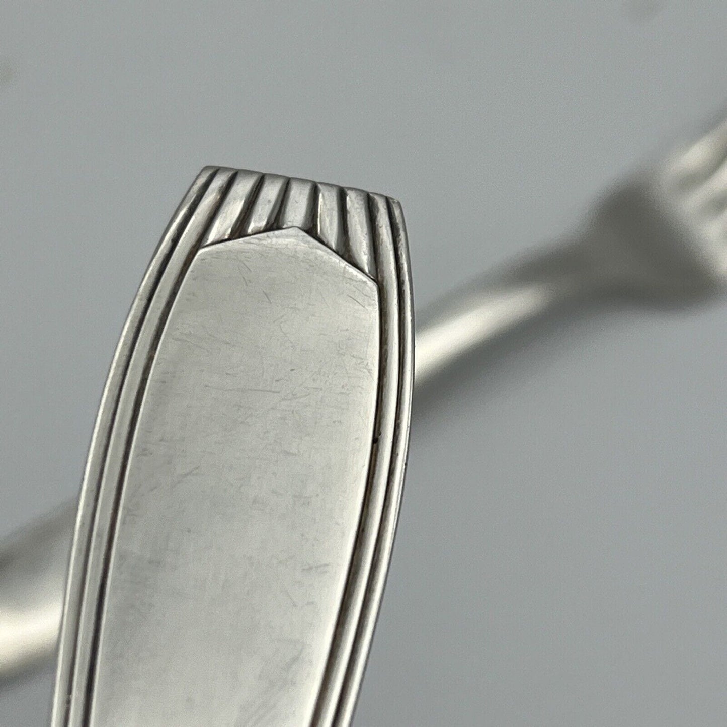 Coppia di Posate in argento placcato Christofle Forchetta e Cucchiaio epoca 900 Categoria Sheffield & Argento