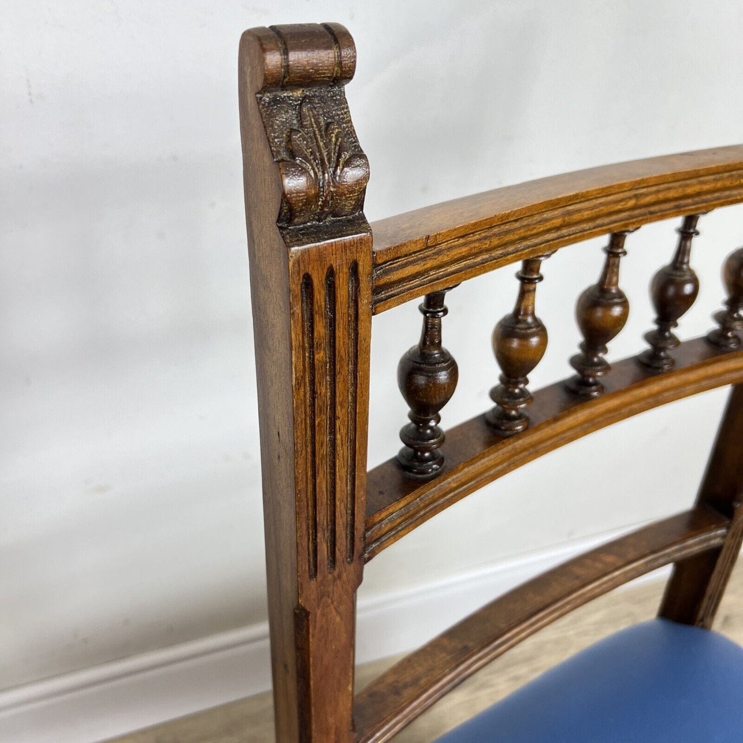 Coppia Sedie antiche di antiquariato in legno primi 900 da studio ingresso Categoria Sedie