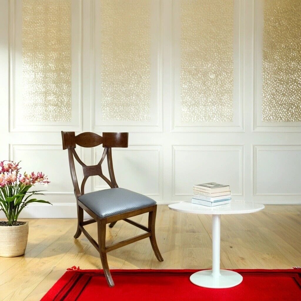 Coppia sedie Stile Bierdermaier poltrona poltroncina in legno di noce Liberty Categoria Sedie