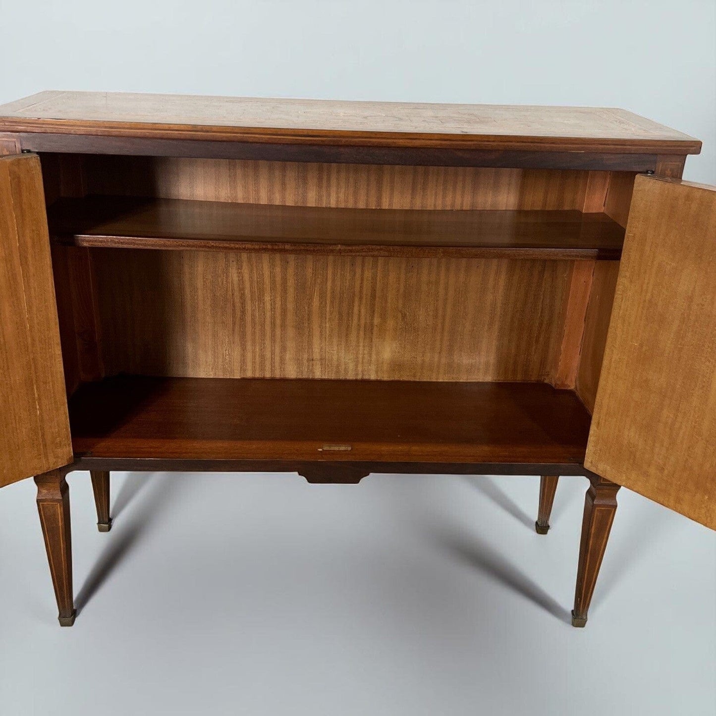 Credenza in Stile Antico Luigi XVI legno intarsiata mobile Consolle Madia '900 Categoria Servante - Servantini