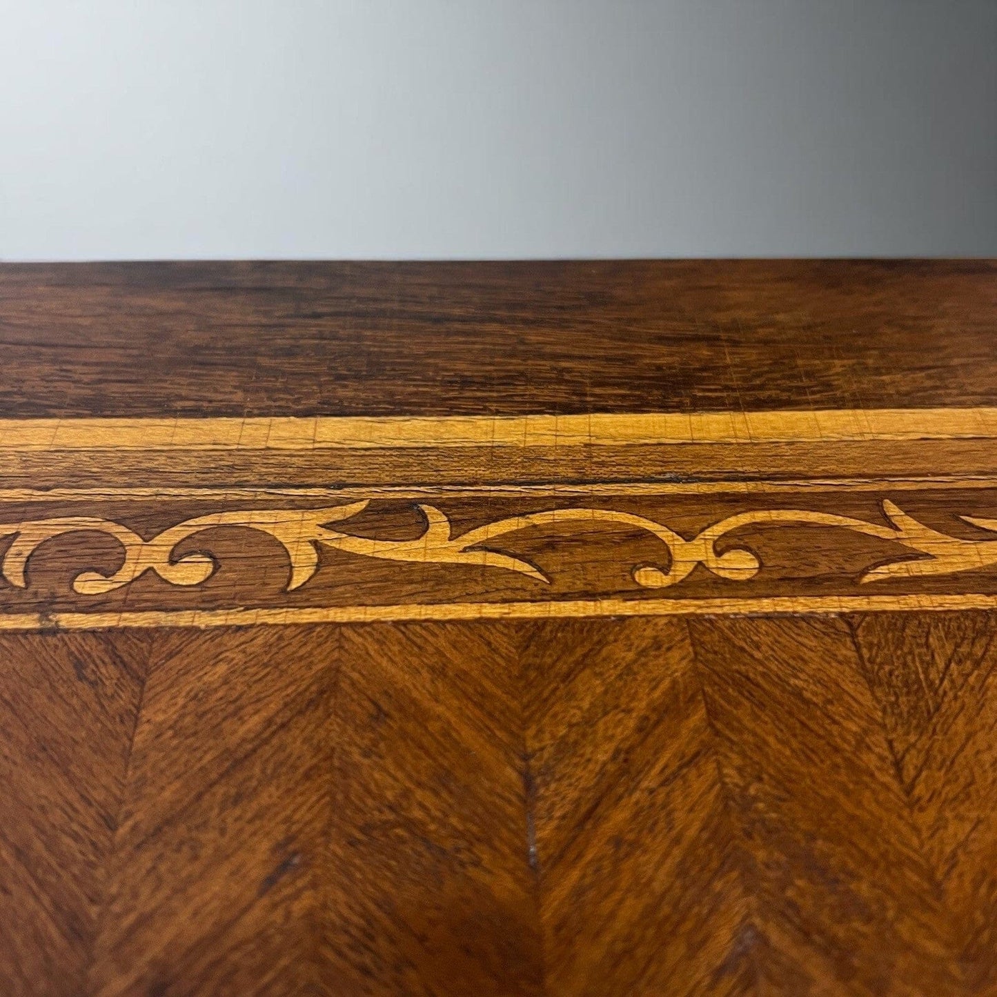 Credenza in Stile Antico Luigi XVI legno intarsiata mobile Consolle Madia '900 Categoria Servante - Servantini