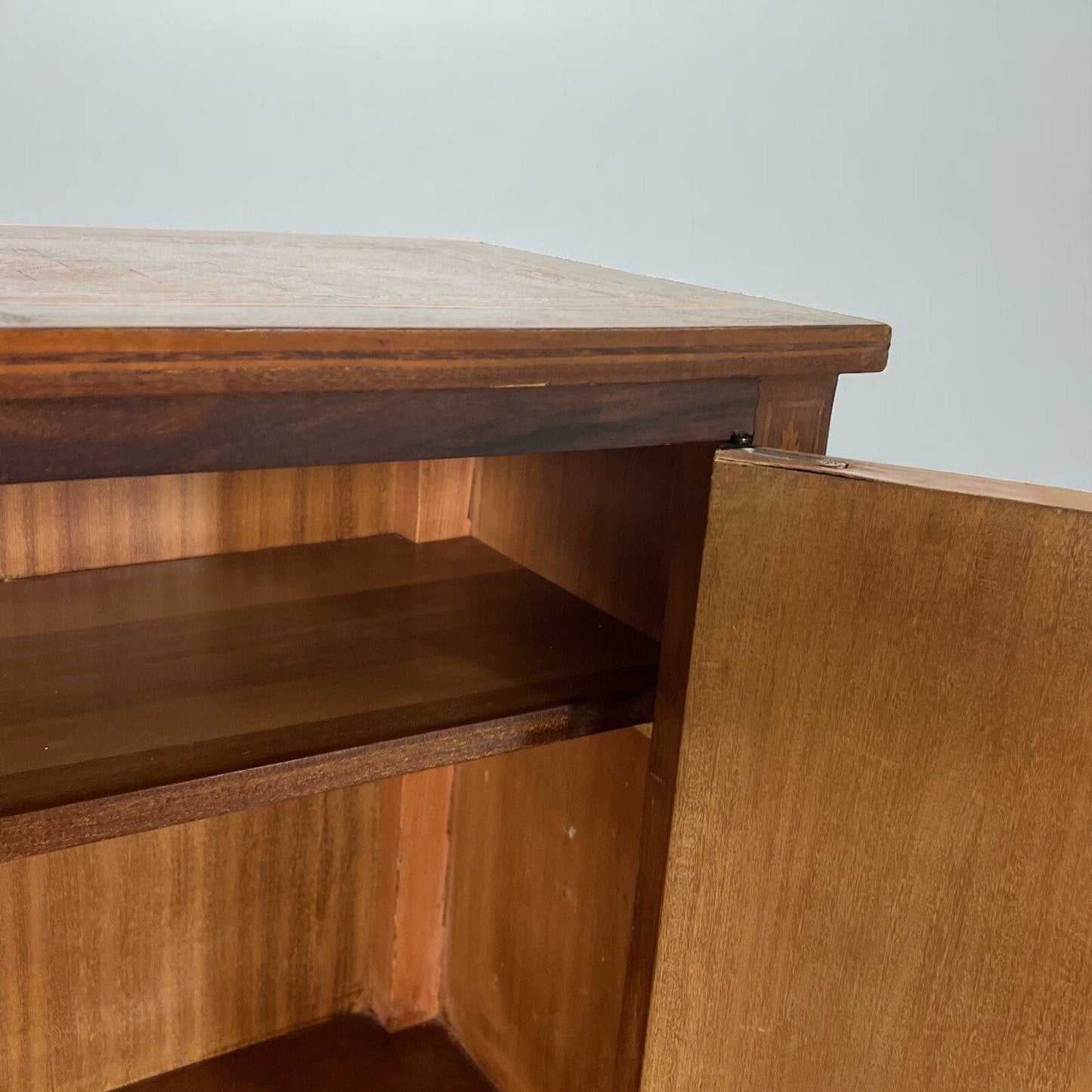 Credenza in Stile Antico Luigi XVI legno intarsiata mobile Consolle Madia '900 Categoria Servante - Servantini