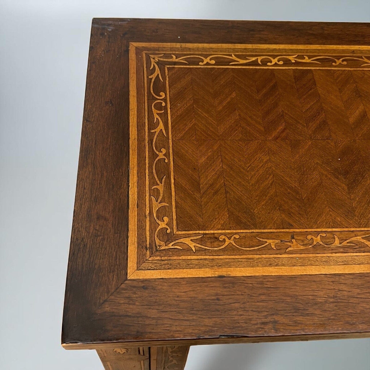 Credenza in Stile Antico Luigi XVI legno intarsiata mobile Consolle Madia '900 Categoria Servante - Servantini