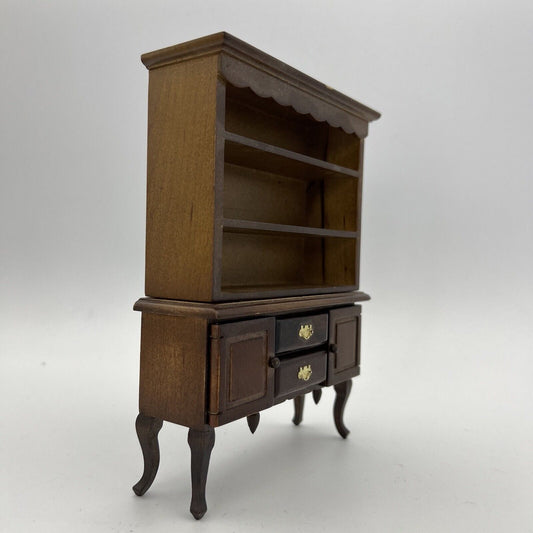 Credenza Libreria Piattaia per Casa delle Bambole stile antico 800 in miniatura Categoria Giocattoli vintage