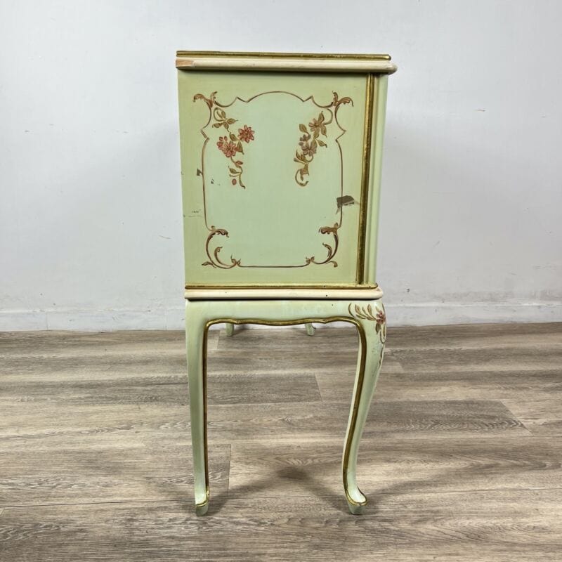 Credenza servante veneziana mobile stile antico servantino laccato e dipinto Categoria Servante - Servantini